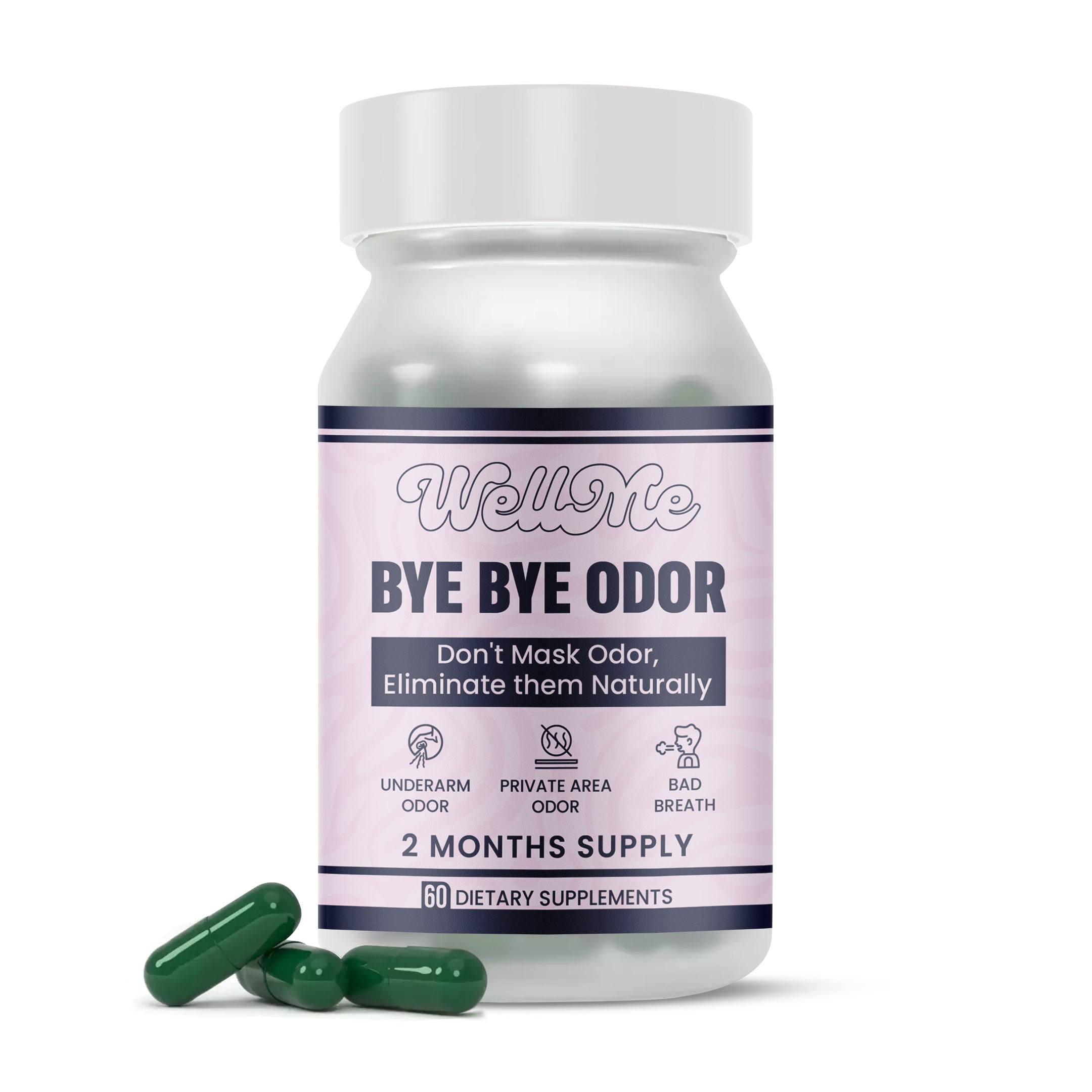 Bye Bye Odor "Chlorophyll Body deodorizing Supplement"