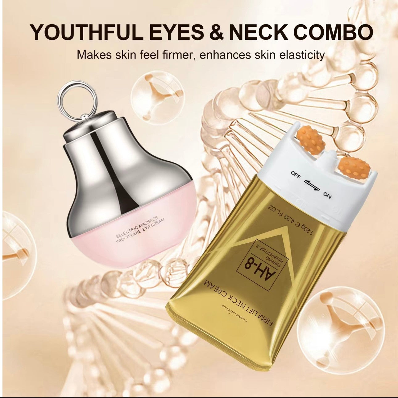 Eye + Neck Anti-aging tightening combo (Bye bye wrinkles & loose skin)